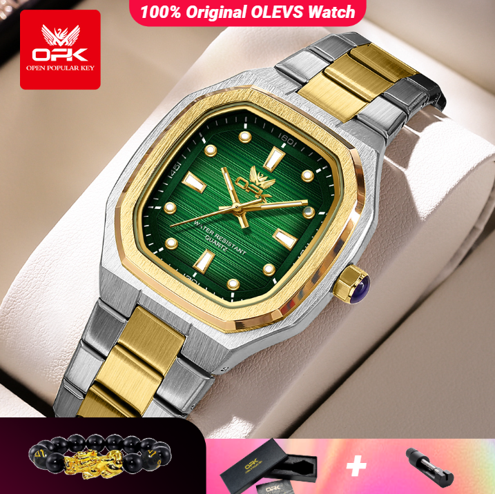 Luxury Watch Square - OPK 6044 Original Men Watches Stainless