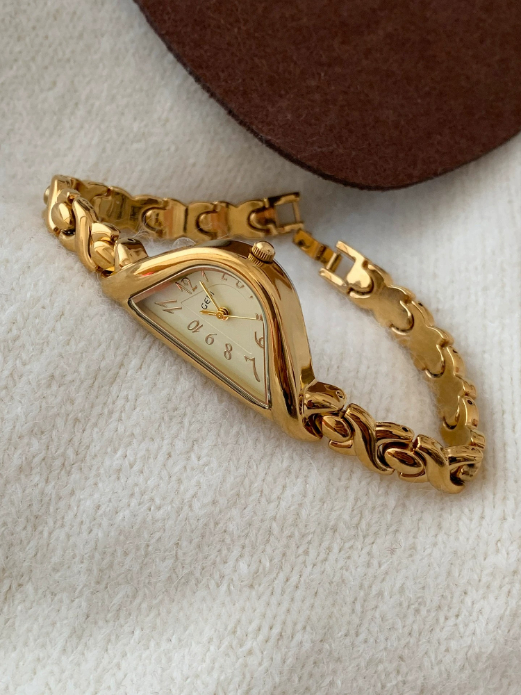 Luxury Watch For - Light Luxury 22mm Gold Waterproof Quartz