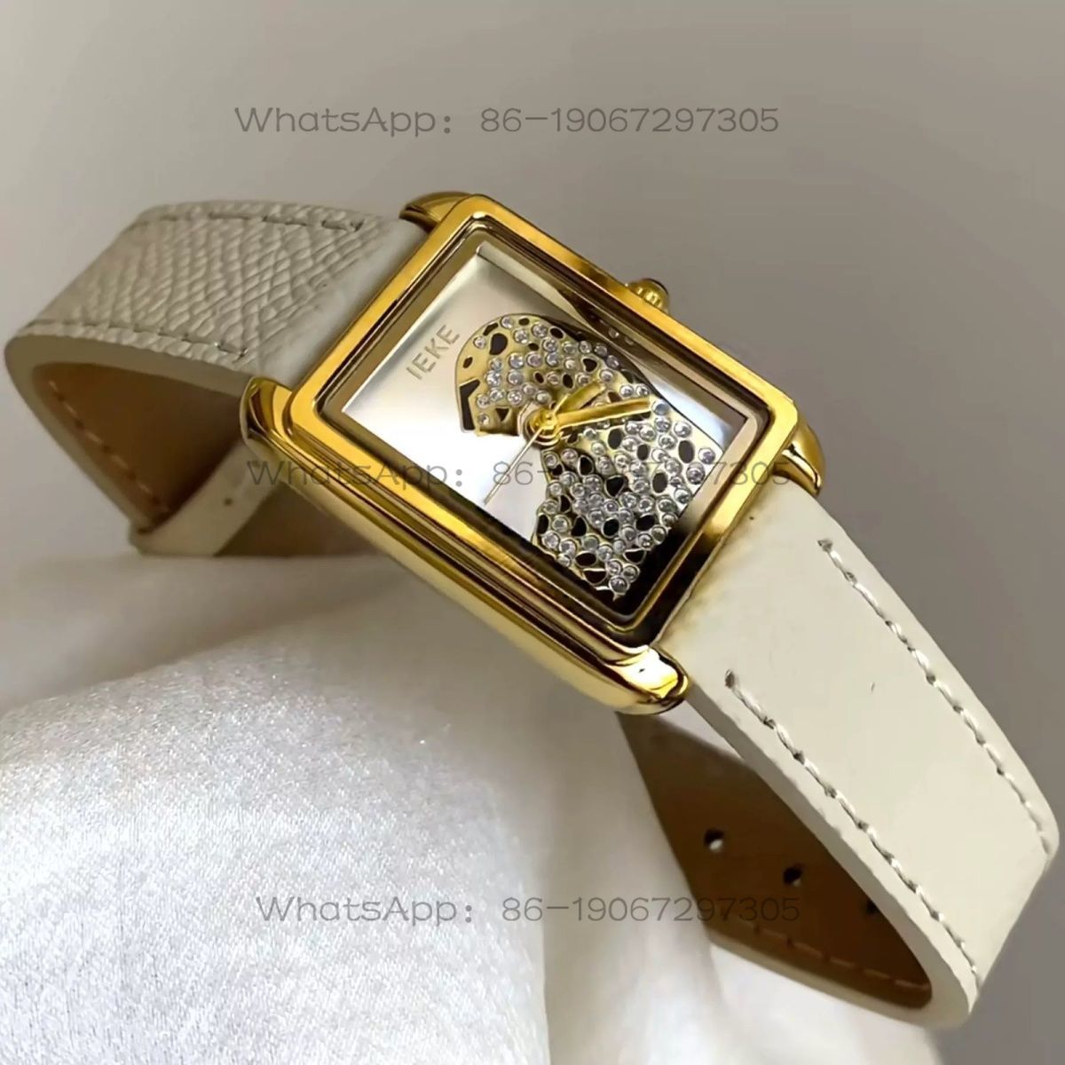 Luxury Watch Square - Ieke minimalist square watch women's leopard