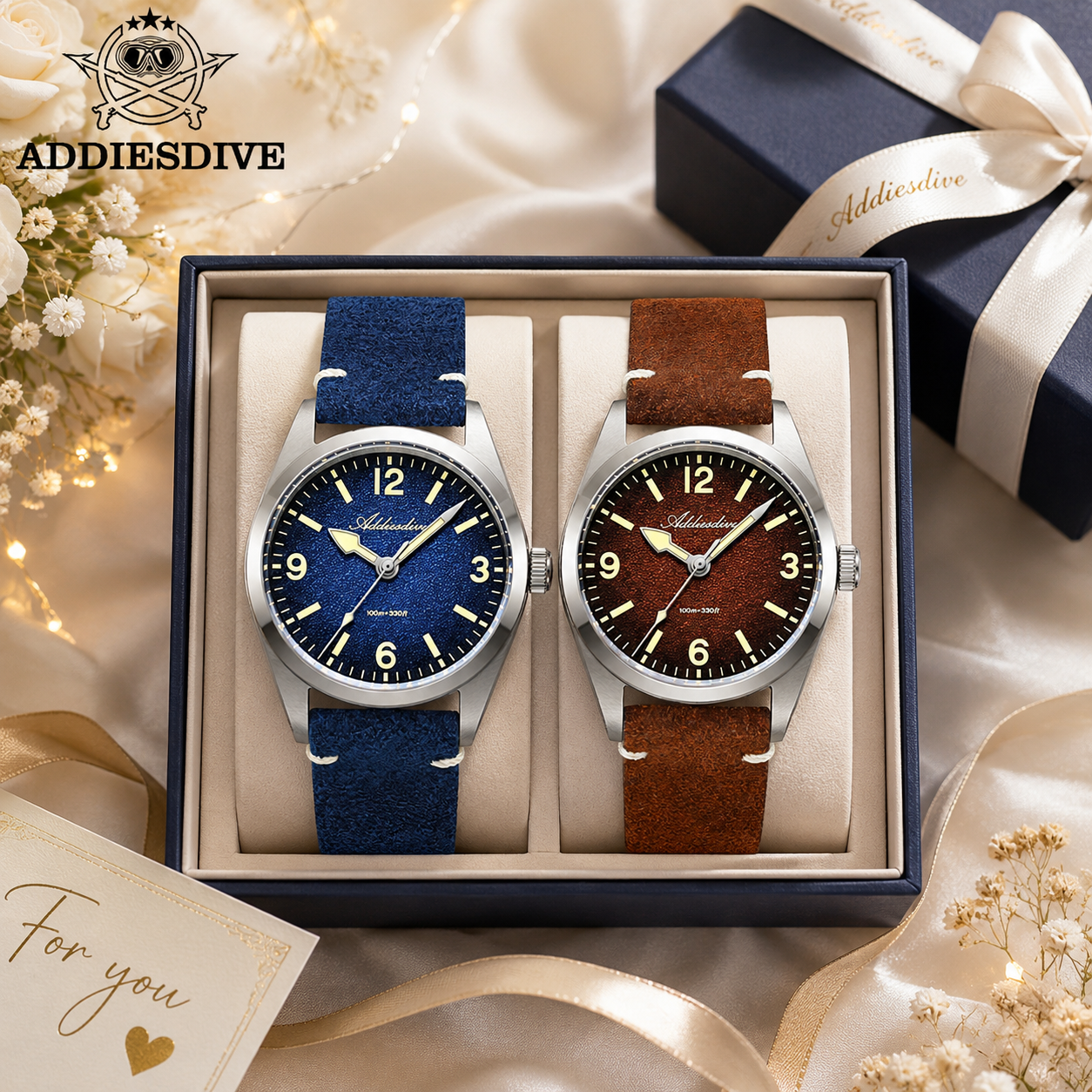 Luxury Watch For - ADDIESDIVE 36MM 200M Waterproof Sapphire Glass