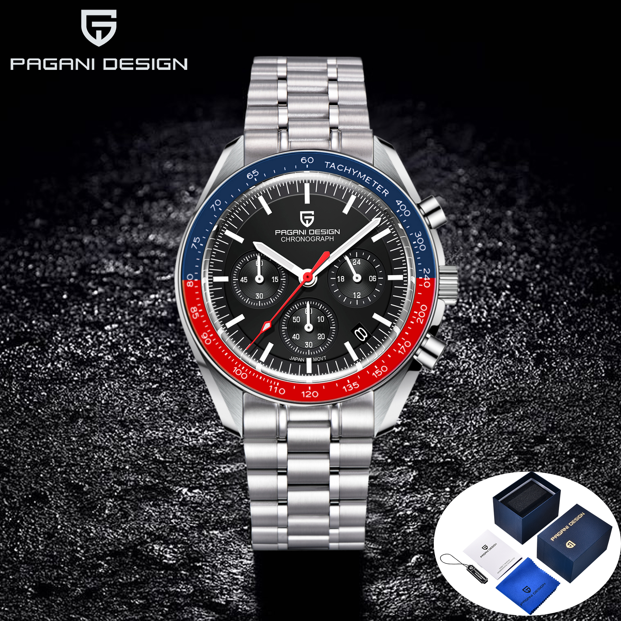 Luxury Watch Design - PAGANI DESIGN Watches 2024 Sport Chronograph