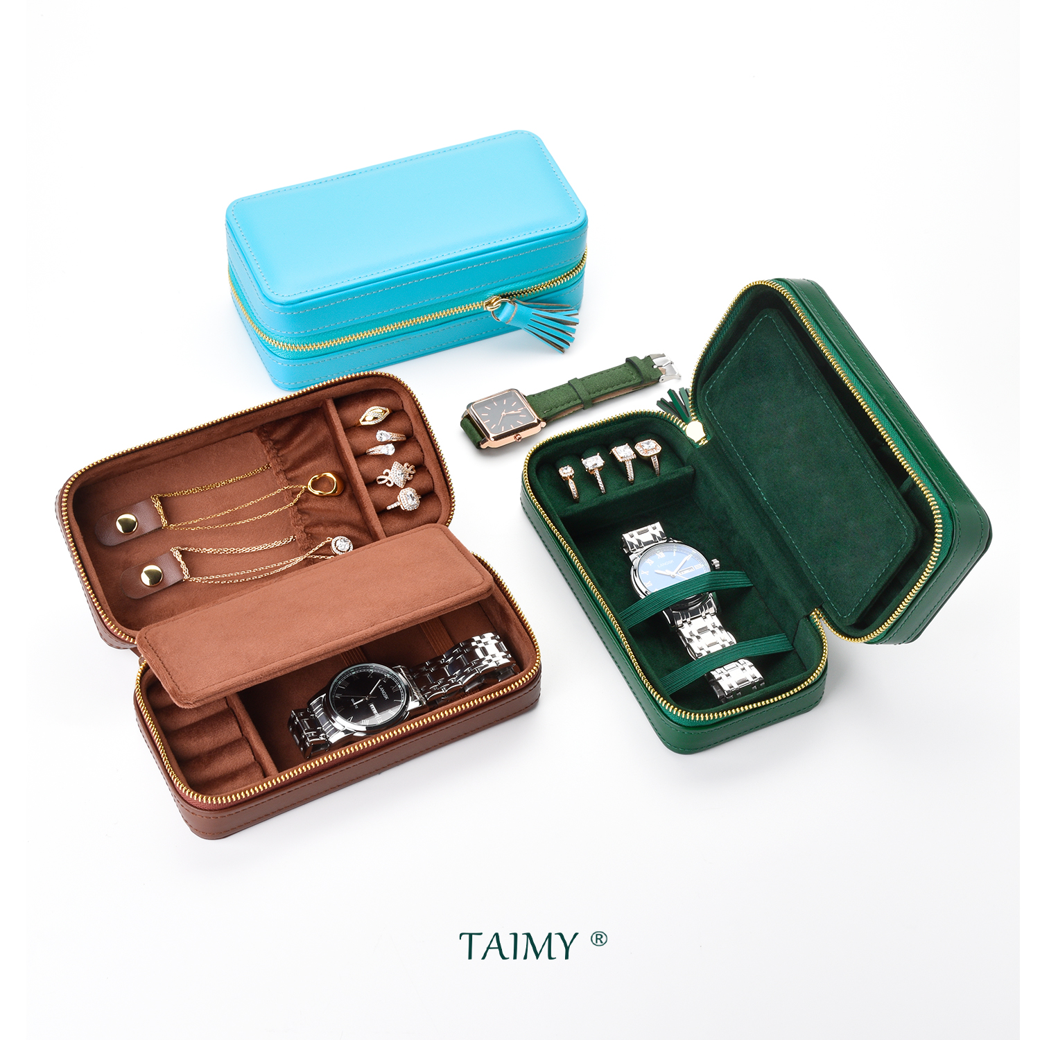 Luxury Pu Leather Jewelry Box  - Luxury Watch E Jewellery 评论和价格