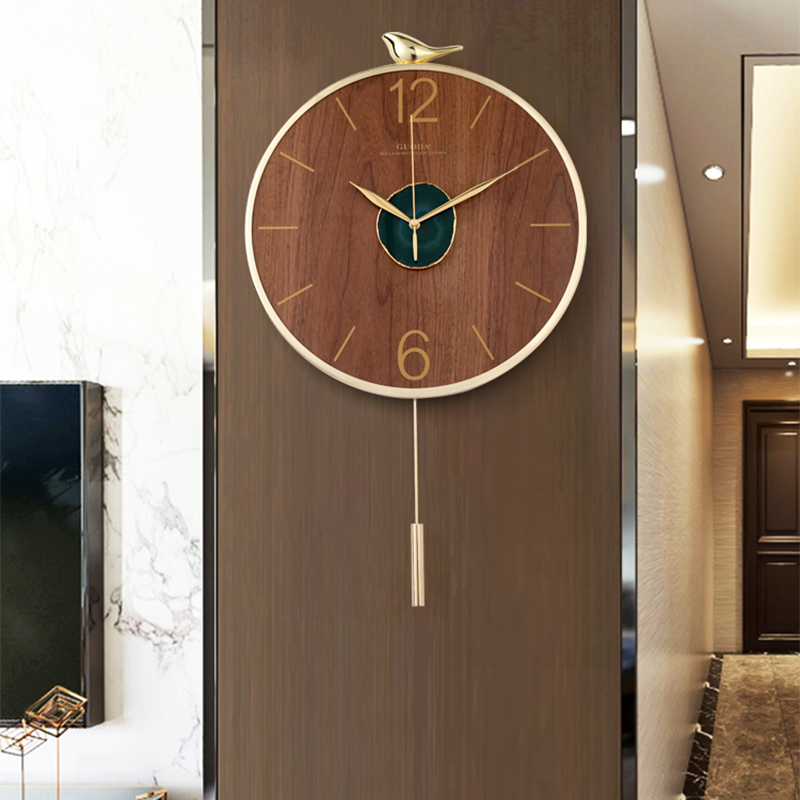 Nordic Wall Clock Metal Agate  - Luxury Watch Europe 评论和价格