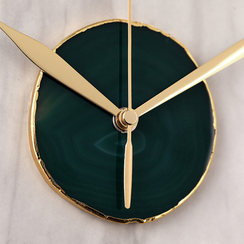 Nordic Wall Clock Metal Agate  - Luxury Watch Europe 评论和价格