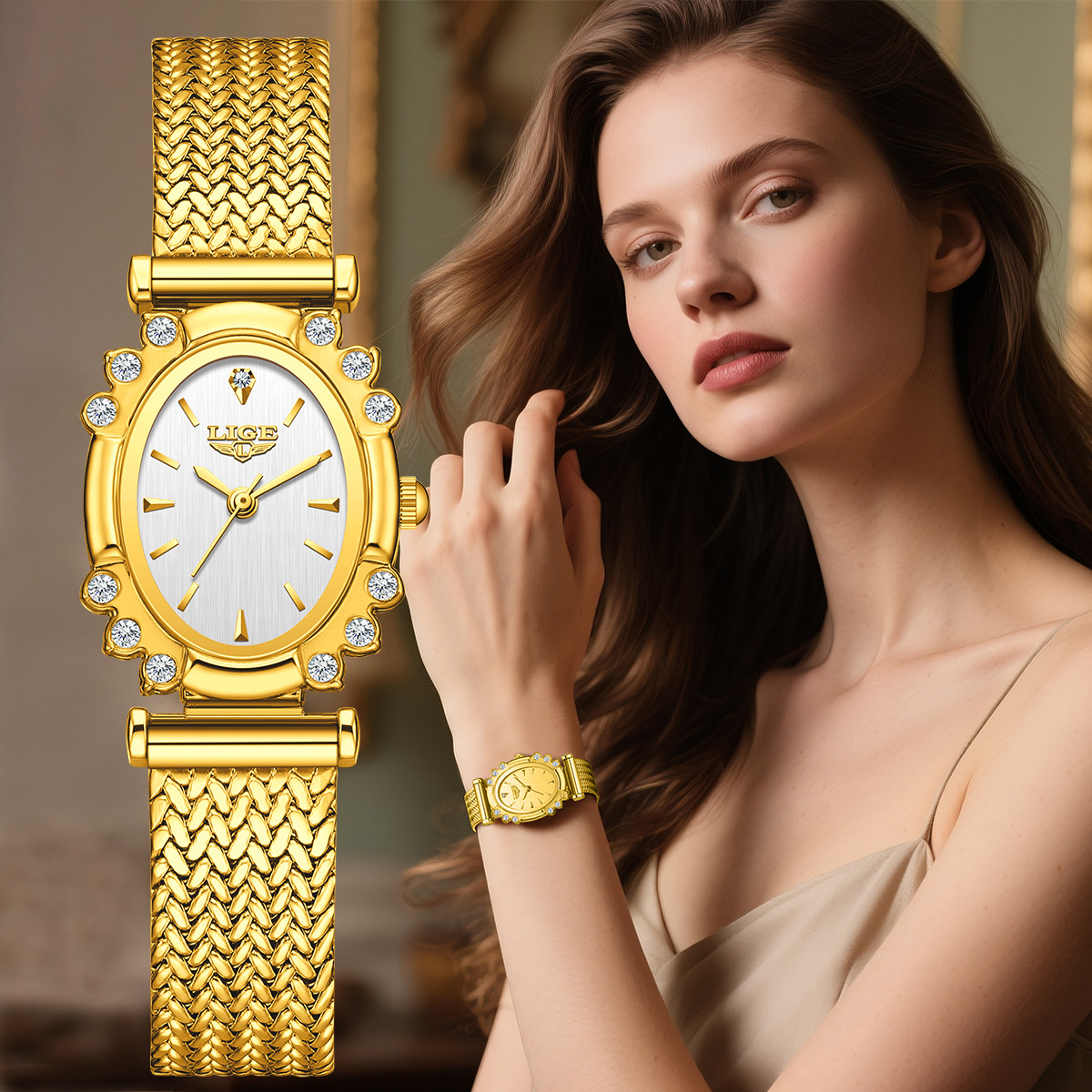 LIGE 2026 Luxury Women Watches - Luxury Watch For 评论和价格