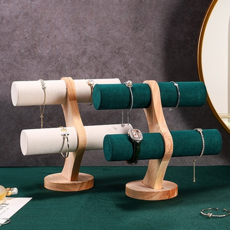 Solid Wood Bracelet Stand Luxu - Luxury Watch E Jewellery 评论和价格