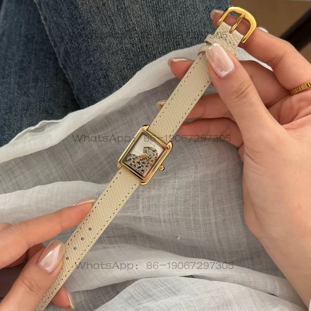 Ieke minimalist square watch w - Luxury Watch Square 评论和价格