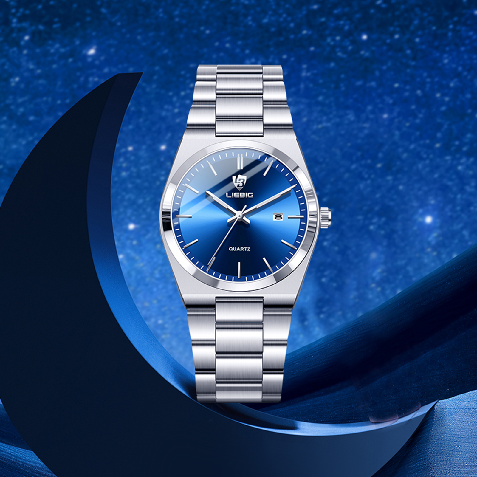 LIEBIG Male Fashion Simple Sta - Luxury Watch List 评论和价格