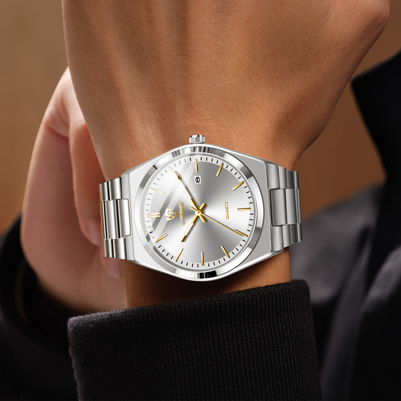 LIEBIG Male Fashion Simple Sta - Luxury Watch List 评论和价格