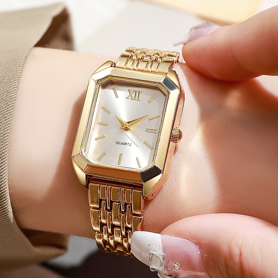 2PCS/set Luxury Women's Quartz - Luxury Watch Square 评论和价格