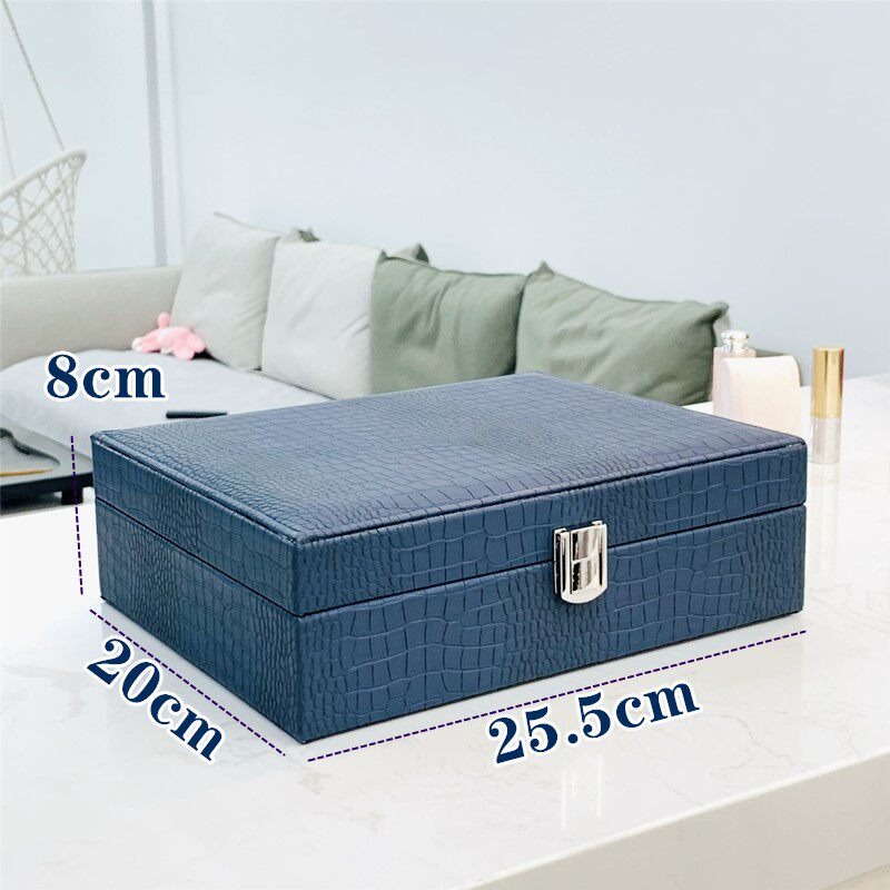 Portable Jewelry Box Leather L - Luxury Watch E Jewellery 评论和价格