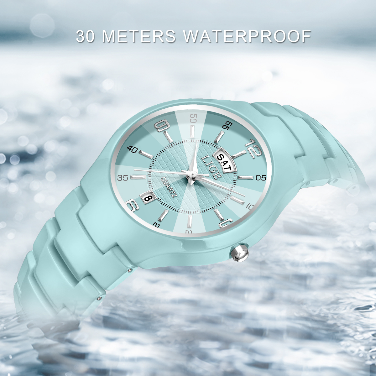 LIGE Luxury Elegant Quartz Wom - Luxury Watch For 评论和价格