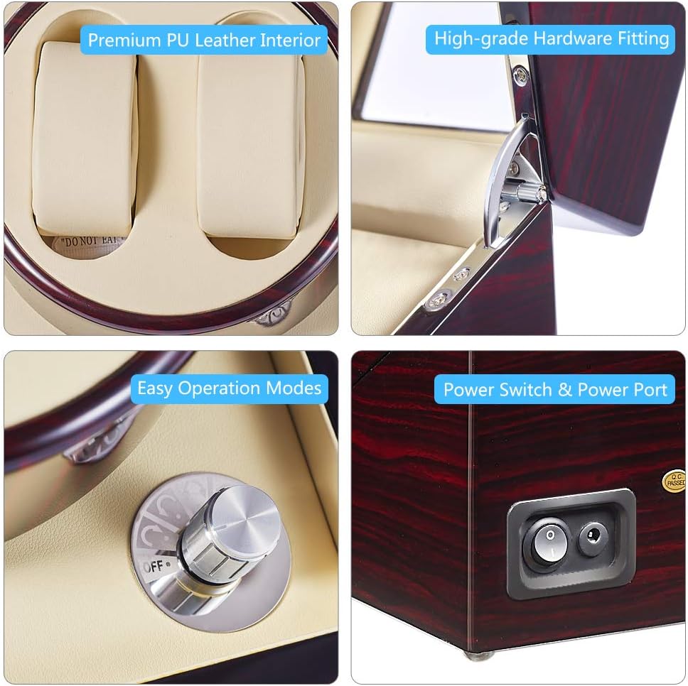 Double Watch Winder Box for Au - Quiet Luxury Watch Men 评论和价格