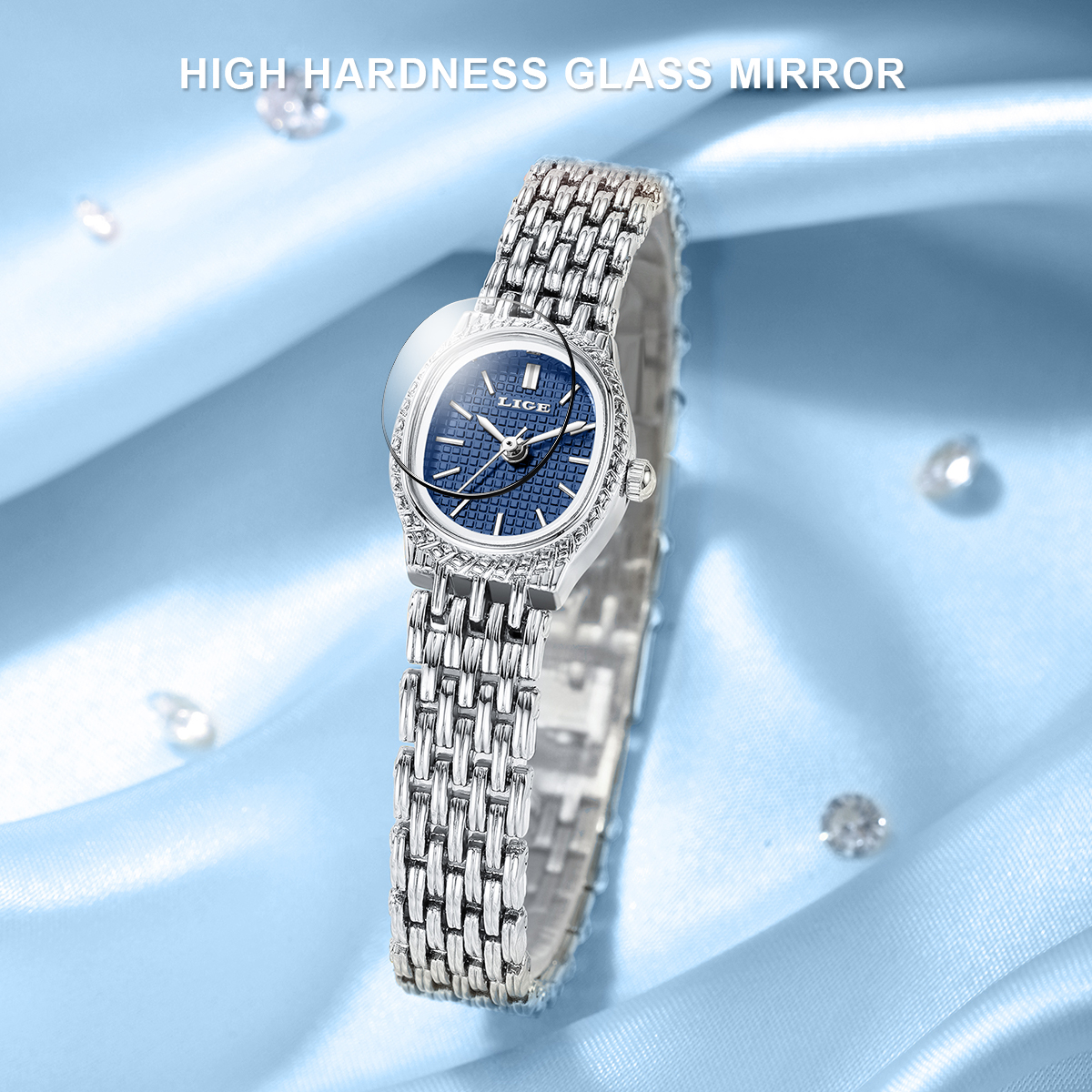 LIGE Fashion Luxury Quartz Wom - Luxury Watch For 评论和价格