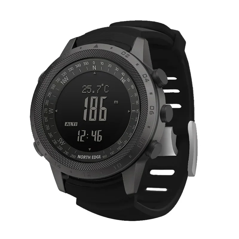 Men Digital Watch NORTH EDGE D - Compass Watch Luxury 评论和价格