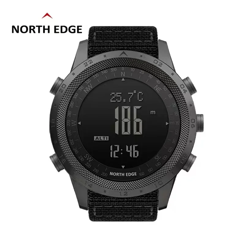 Men Digital Watch NORTH EDGE D - Compass Watch Luxury 评论和价格