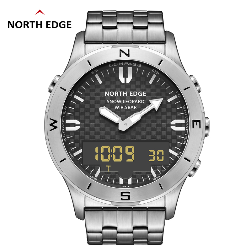 NORTH EDGE Men's Digital Watch - Compass Watch Luxury 评论和价格