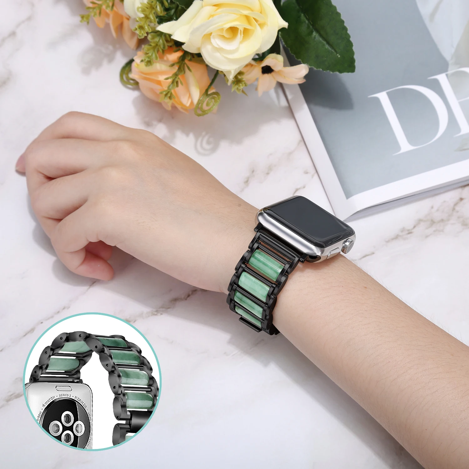 Emerald Jewellery+Metal Strap  - Luxury Watch E Jewellery 评论和价格