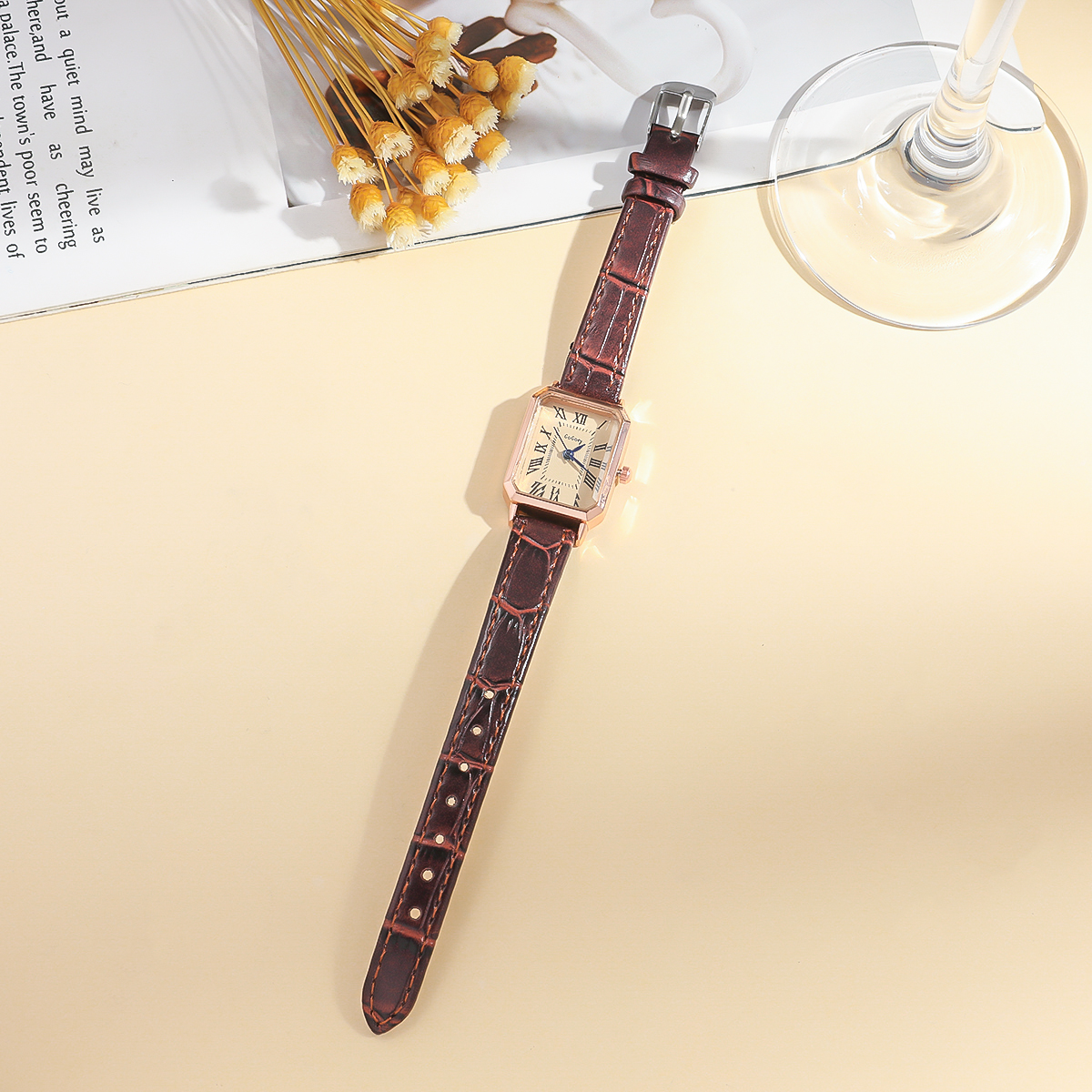 Women Retro Square Watch Roman - Luxury Watch Square 评论和价格