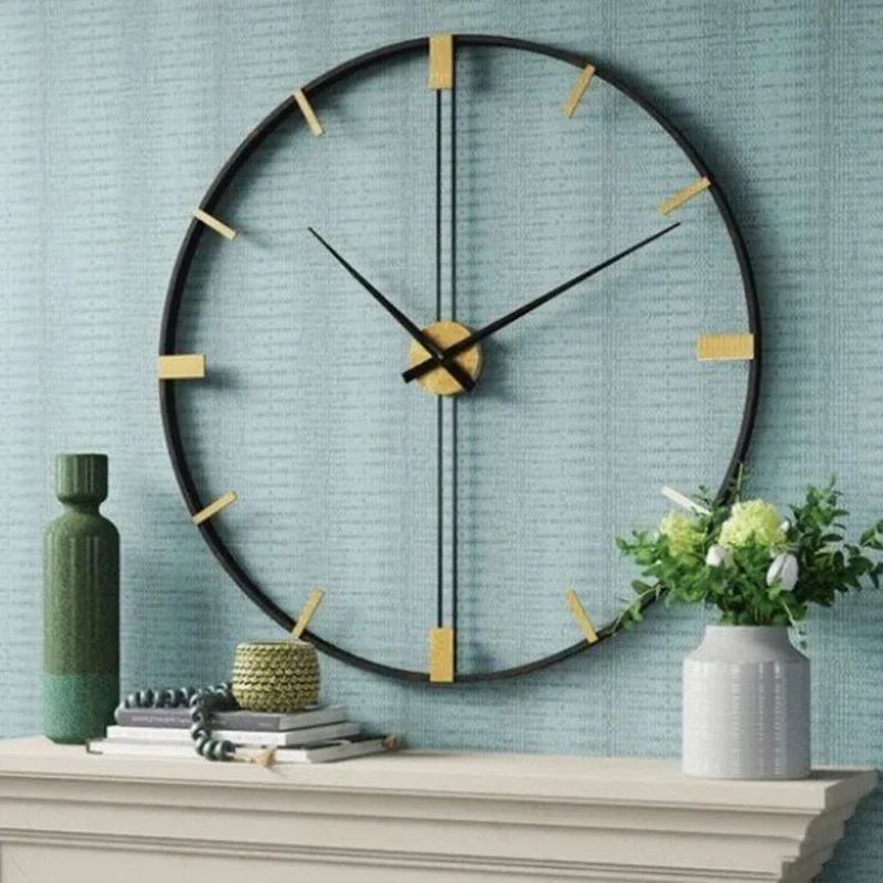 Nordic Wall Clocks Metal Wall  - Luxury Watch Europe 评论和价格