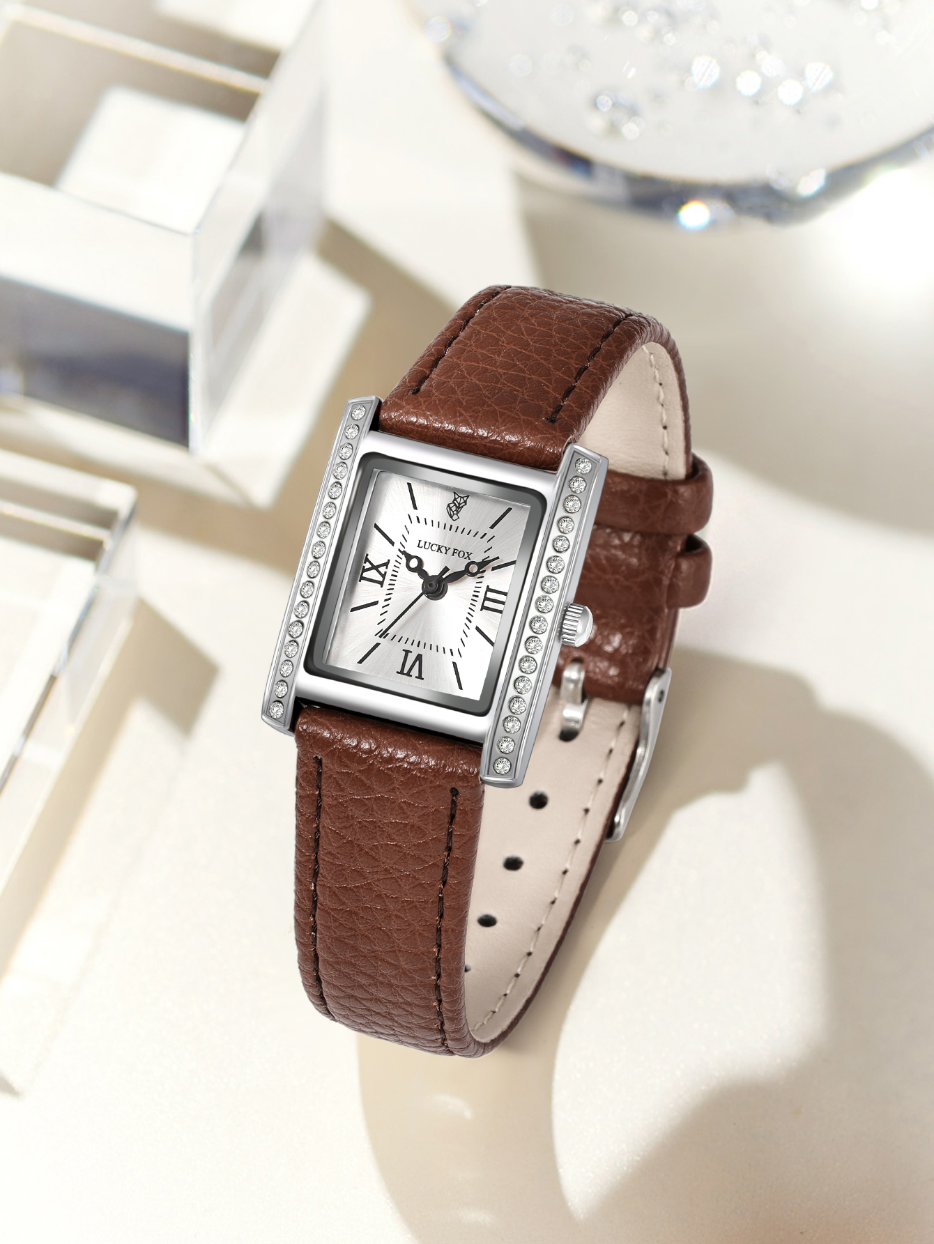 2pcs luxury women's quartz wat - Luxury Watch Square 评论和价格