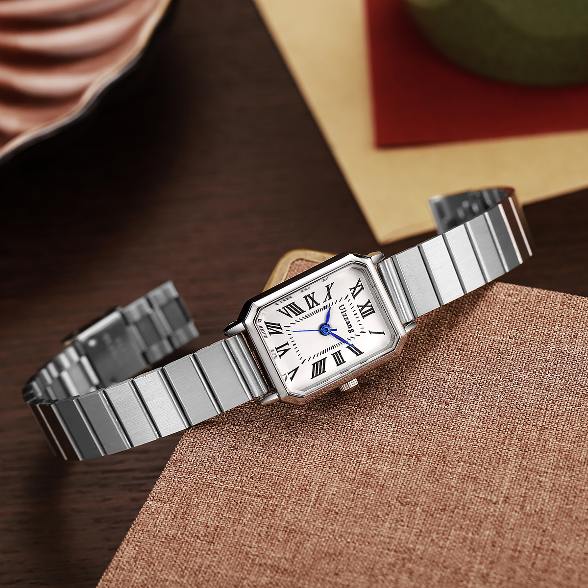 Elegant Square Dial Women's Wa - Luxury Watch Square 评论和价格