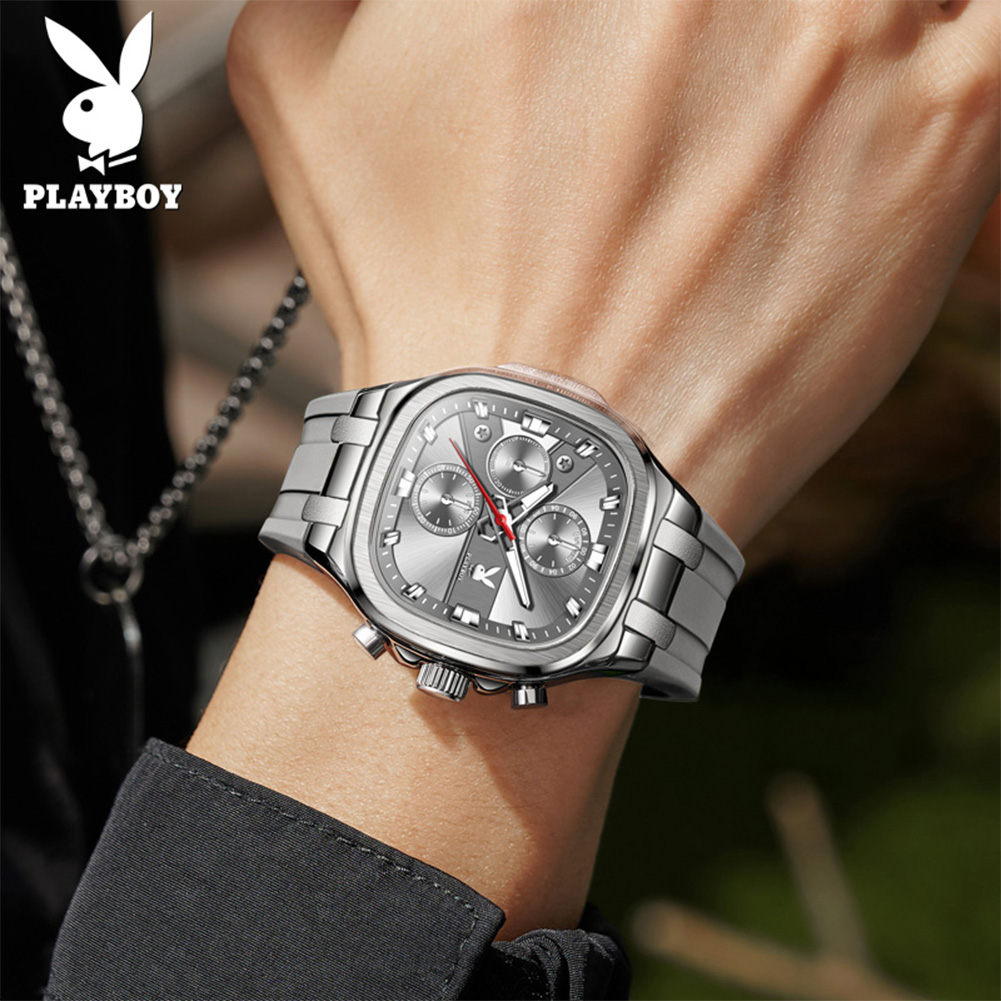 PLAYBOY 3076 Brand original au - Luxury Watch Square 评论和价格
