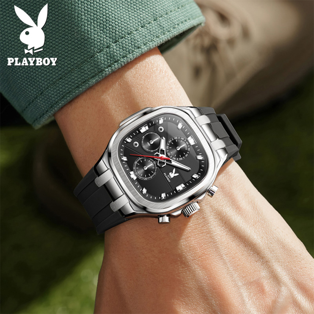 PLAYBOY 3076 Brand original au - Luxury Watch Square 评论和价格