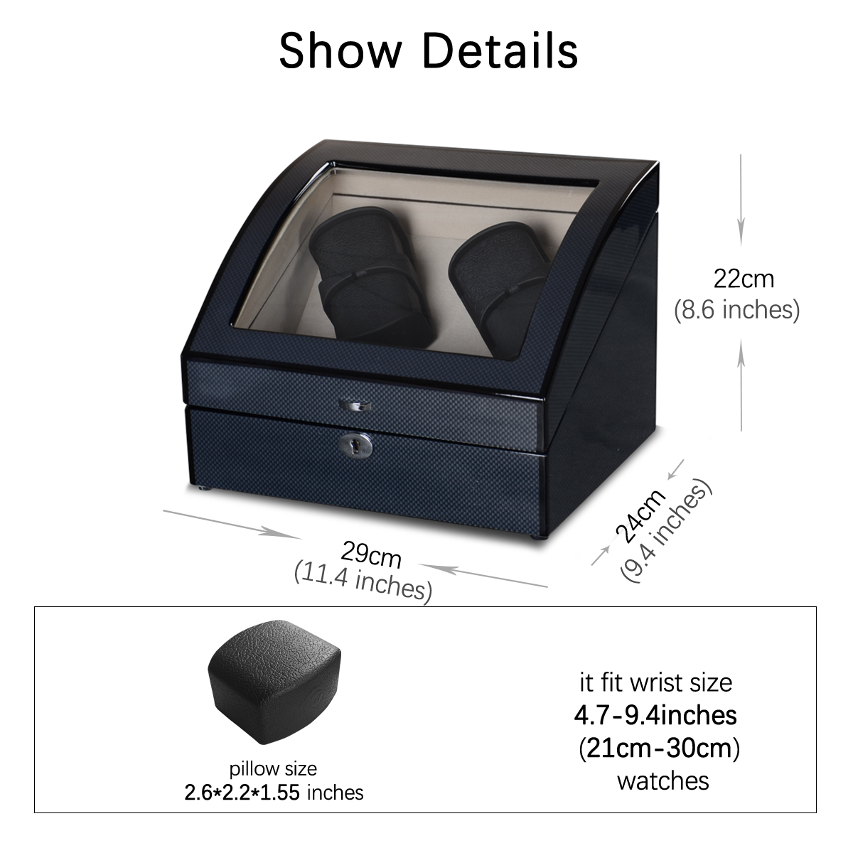 4+4 Watches Winder Box for Aut - Quiet Luxury Watch Men 评论和价格