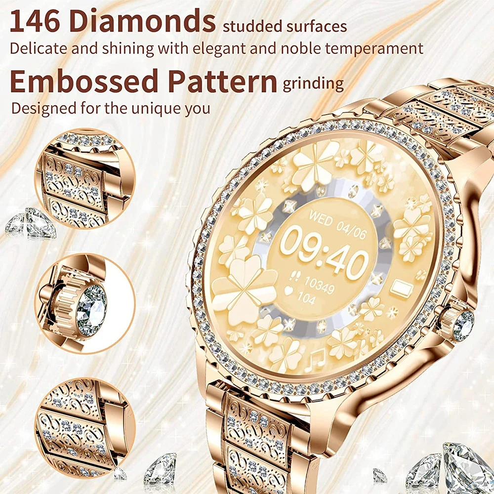 Fashion Luxury Gold Women Smar - Compass Watch Luxury 评论和价格